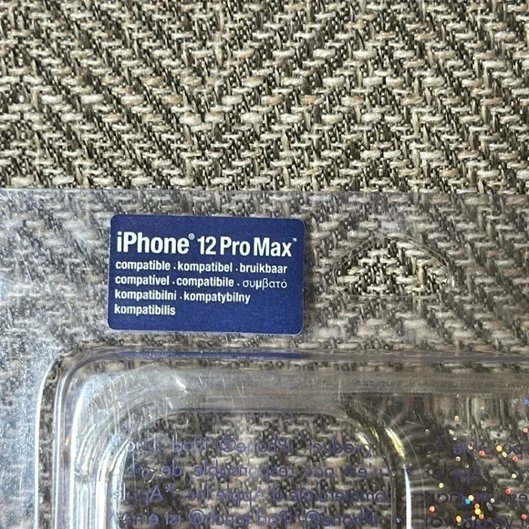 NWT CLAIRE’S iPhone 12 Pro Max Phone Case Glitter Floral - Picture 3 of 3